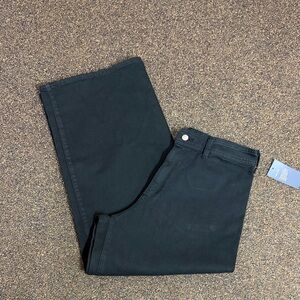 Charcoal Wide Leg Jeans